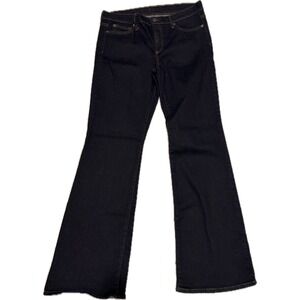 GAP 1969 Perfect Bootcut Jeans Womens 32R Dark Wash Indigo Mid Rise Denim Flare